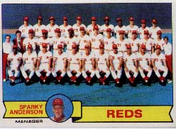 1979 Topps Baseball Cards      259     Cincinnati Reds CL/Sparky Anderson